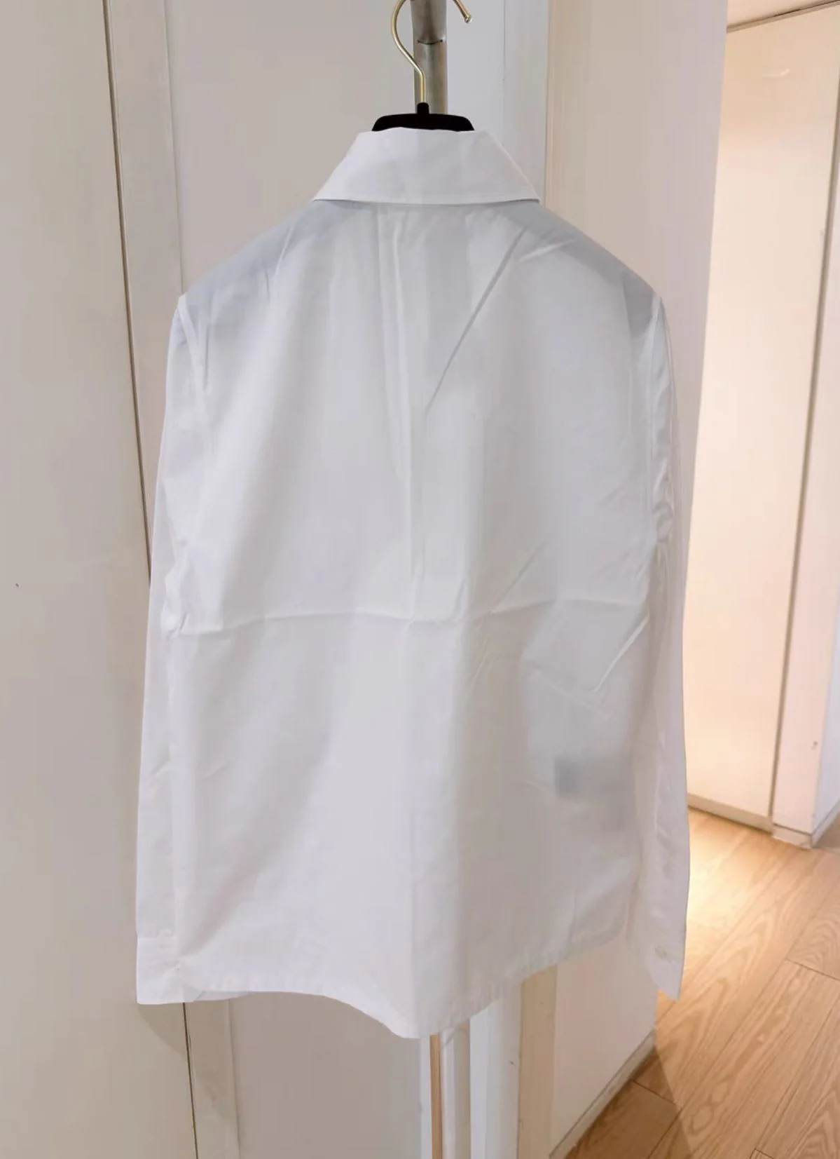 Prada logo-print poplin shirt - Image 4