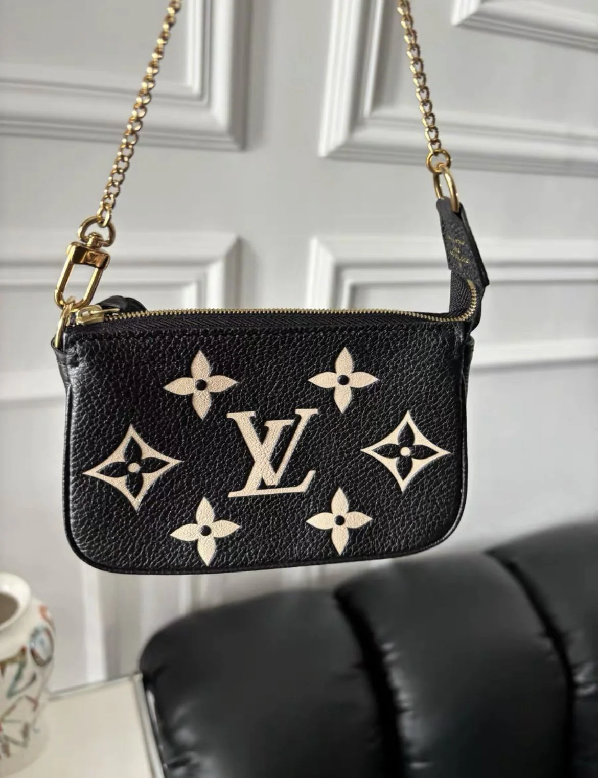 Louis Vuitton Bicolor Monogram Empreinte Leather Mini Pochette Accessoires - Image 4