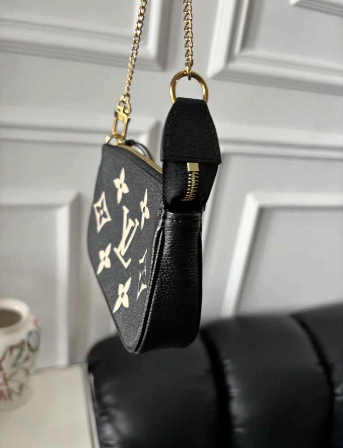 Louis Vuitton Bicolor Monogram Empreinte Leather Mini Pochette Accessoires - Image 5