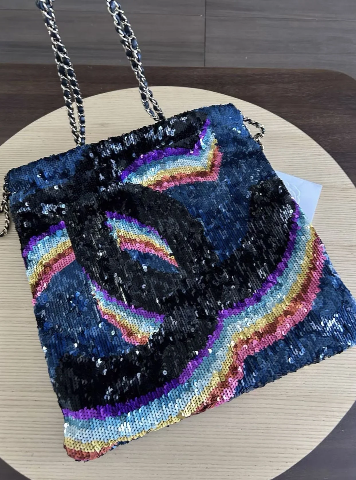 Chanel21 sequin rainbow tote - Image 5