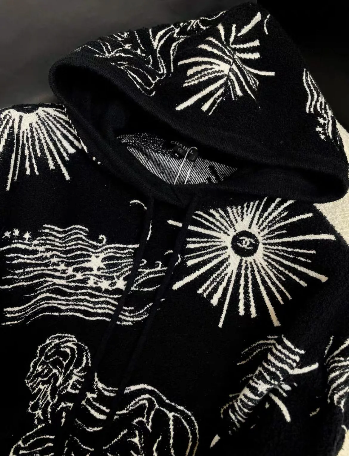 Chanel 2022 New Iconic CC Lions Hoodie - Image 3