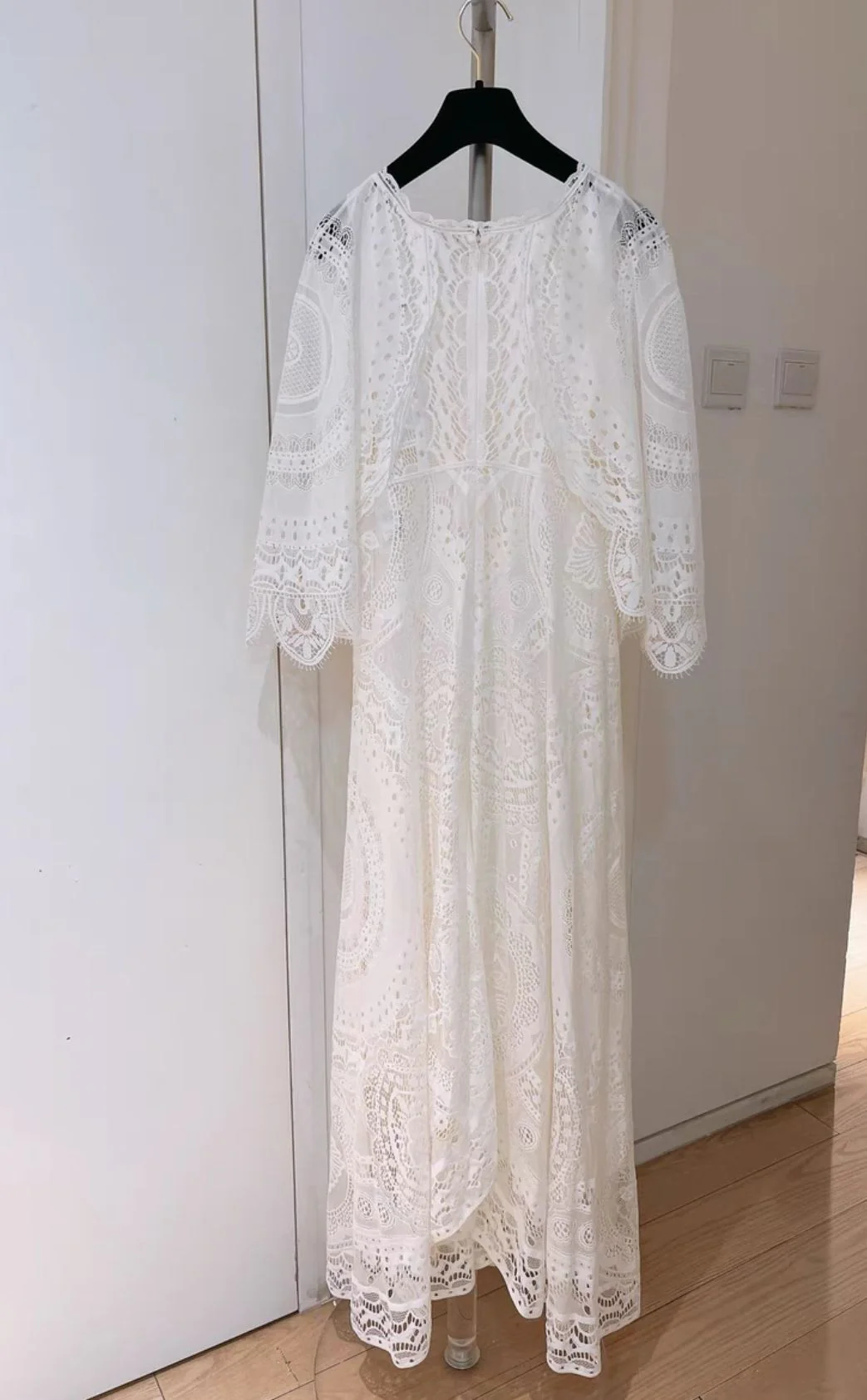 Chloe White Lace Dress - Image 5