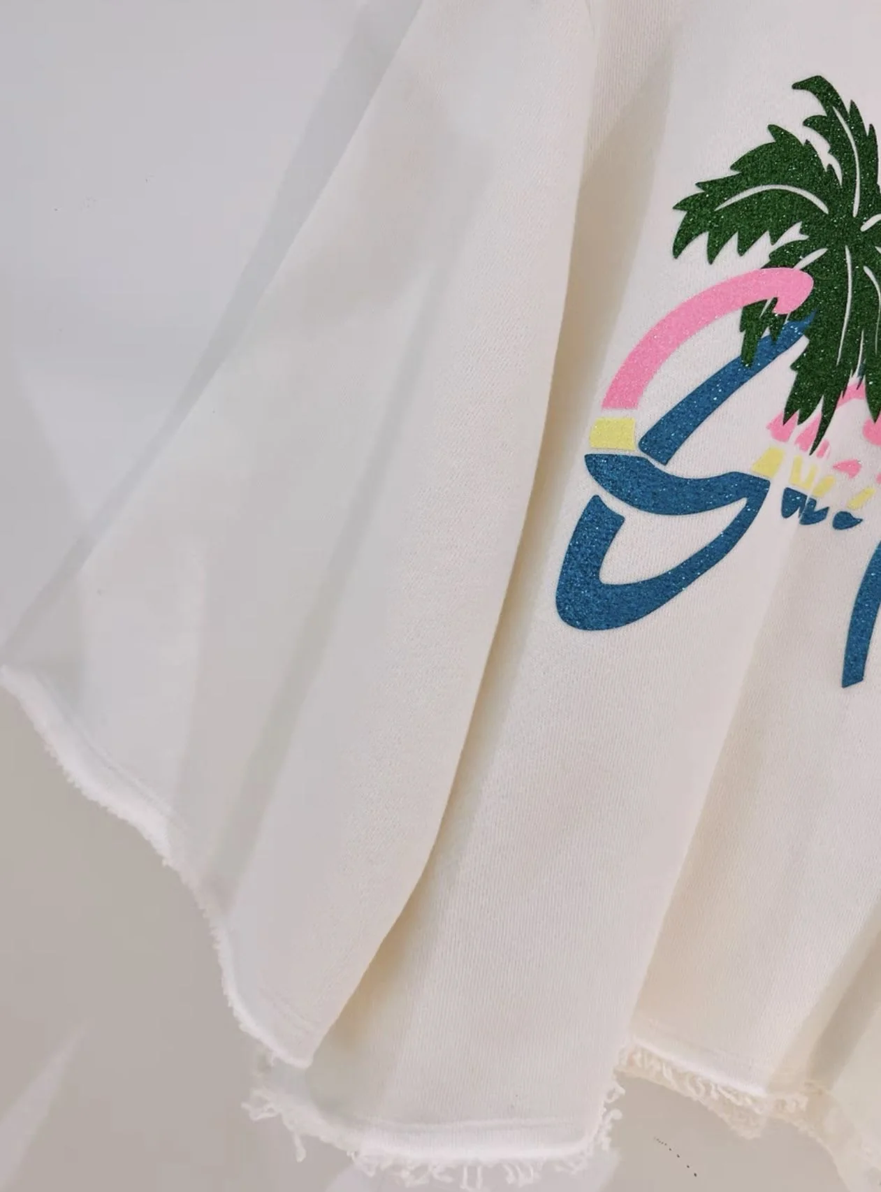 Gucci Hawaiian Series Glitter Print Loose Top - Image 3