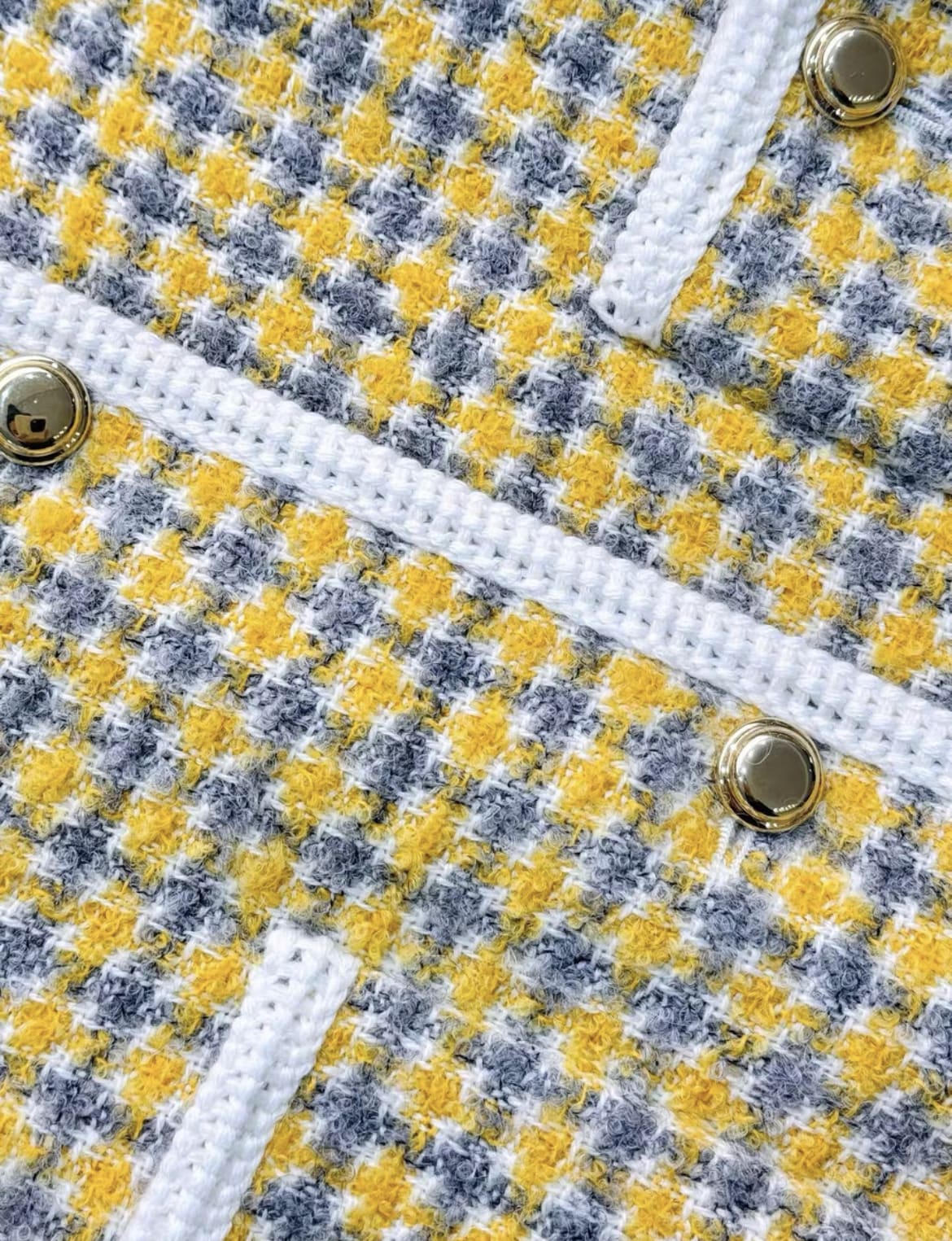 MIU MIU 24ss Single-breasted bouclé jacket - Image 4