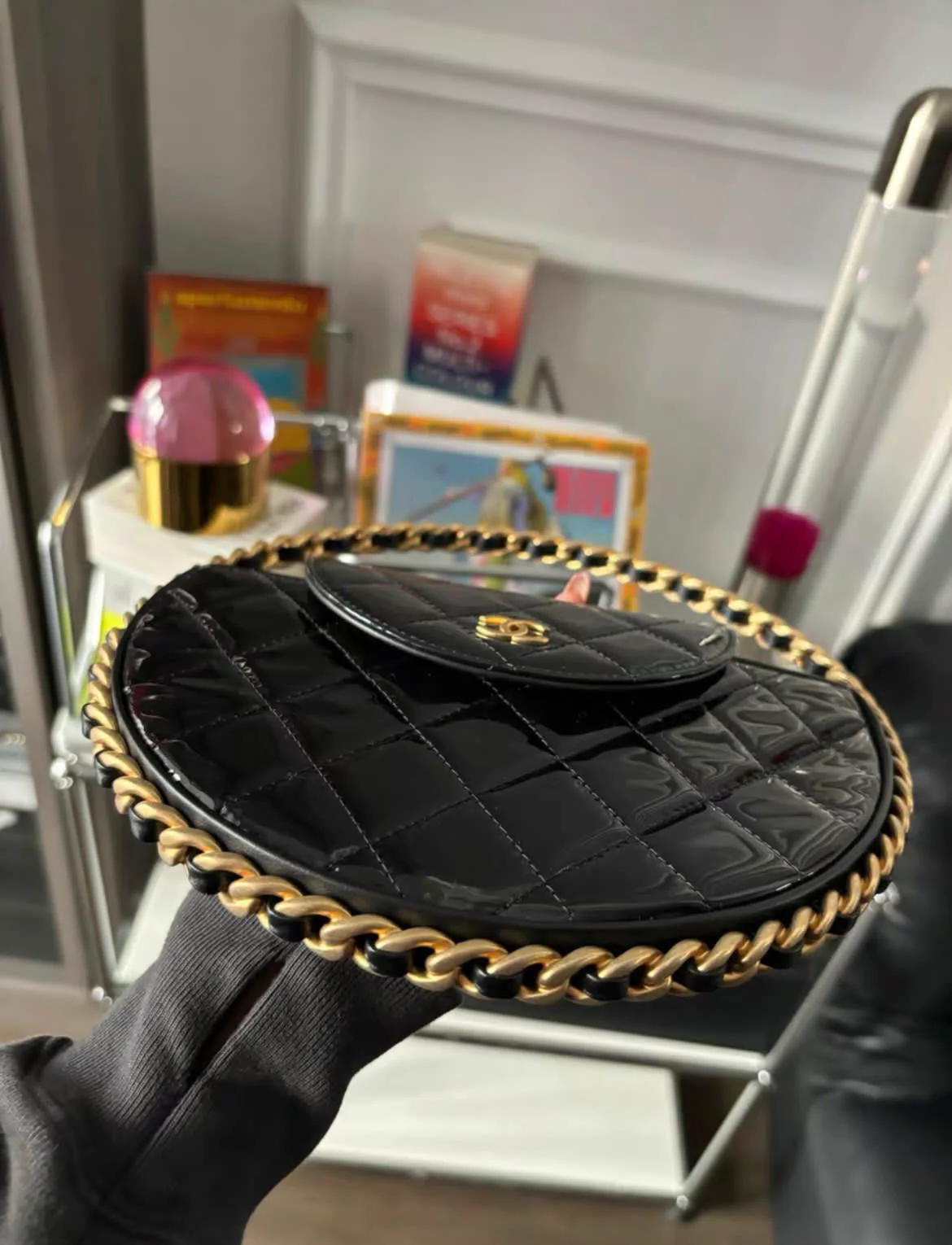 Chanel23k patent leather hula hoop latest model Brand new and unused - Image 4