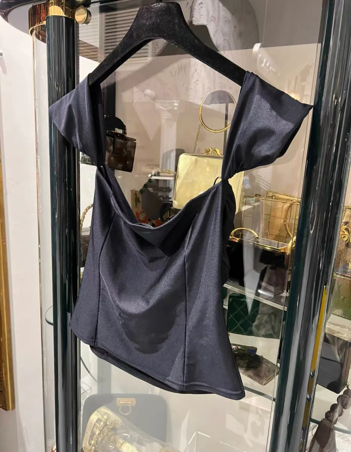 Chanel 23S Popular Bowknot Off Shoulder Slim Fit Top Size 42 - Image 5