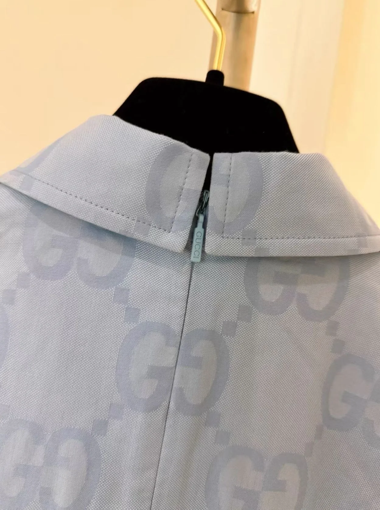 Gucci 23 full logo pleated dress s - Image 5