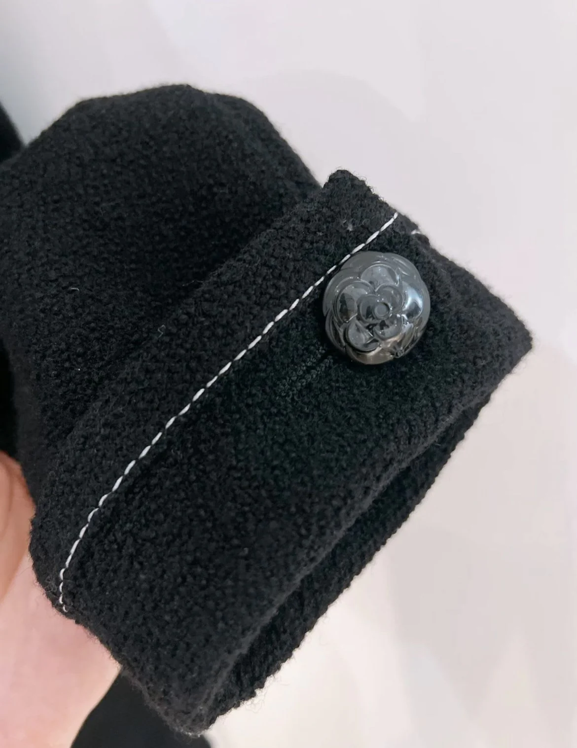 Chanel AW15 black jacket four-pocket tweed suit - Image 5