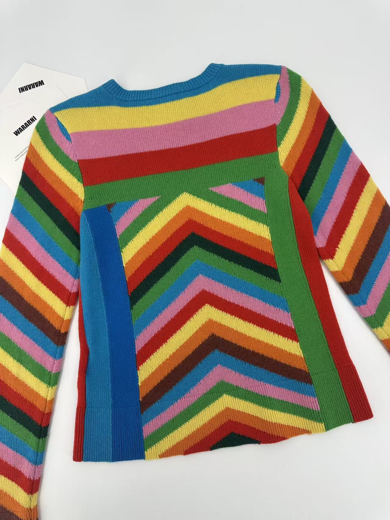 Valentino Rainbow Cashmere Sweater - Image 3