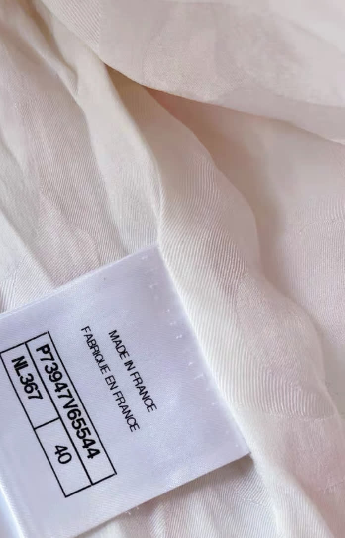 Chanel 23C pink and white four-pocket jacket - Image 5