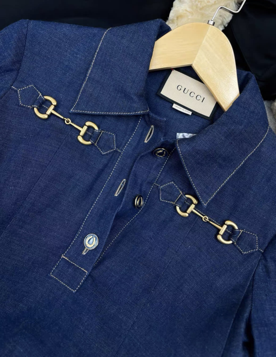 Gucci blue denim dress - Image 3