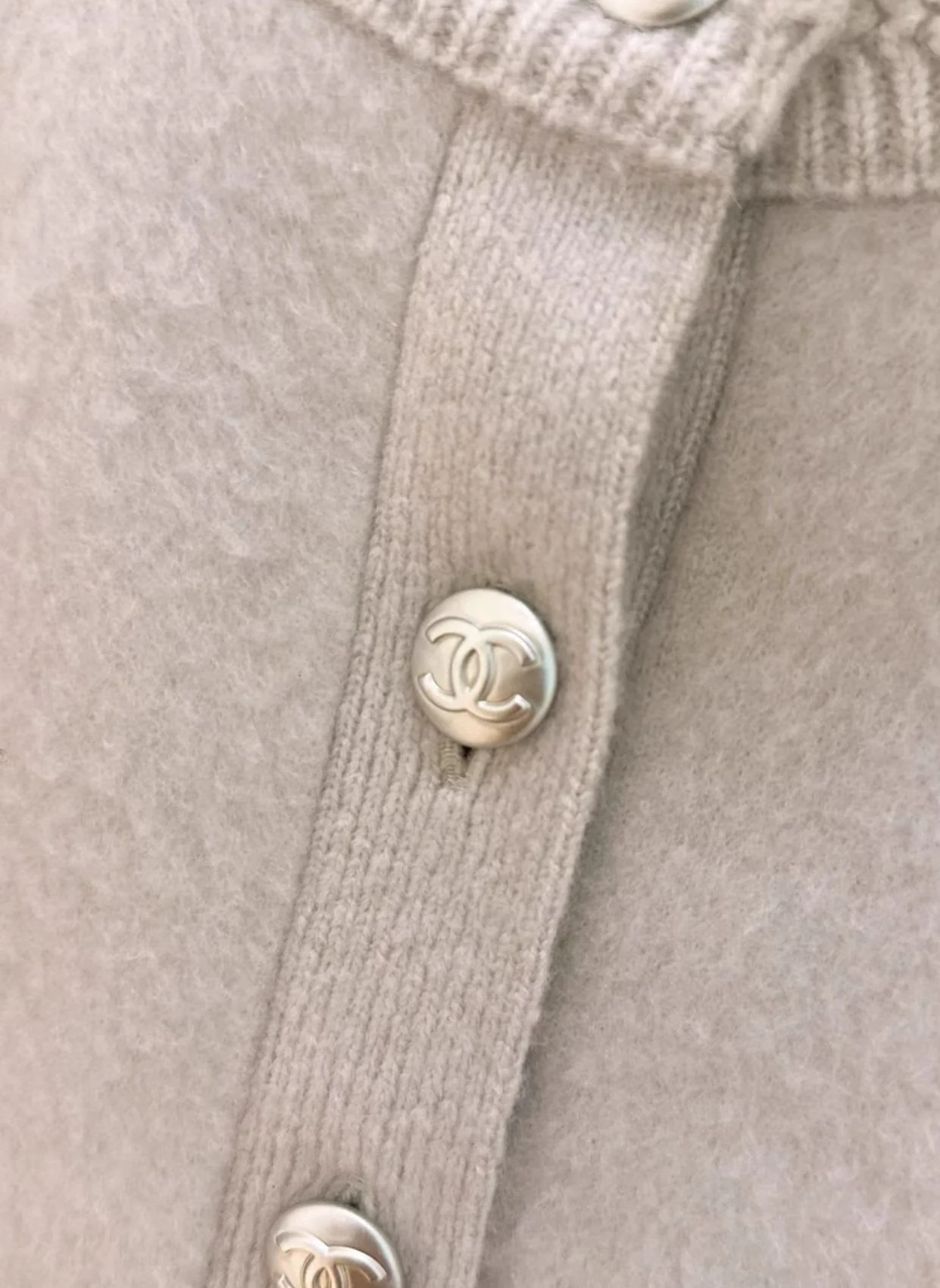 Chanel 21 coco neige gray blue ski sweater - Image 3