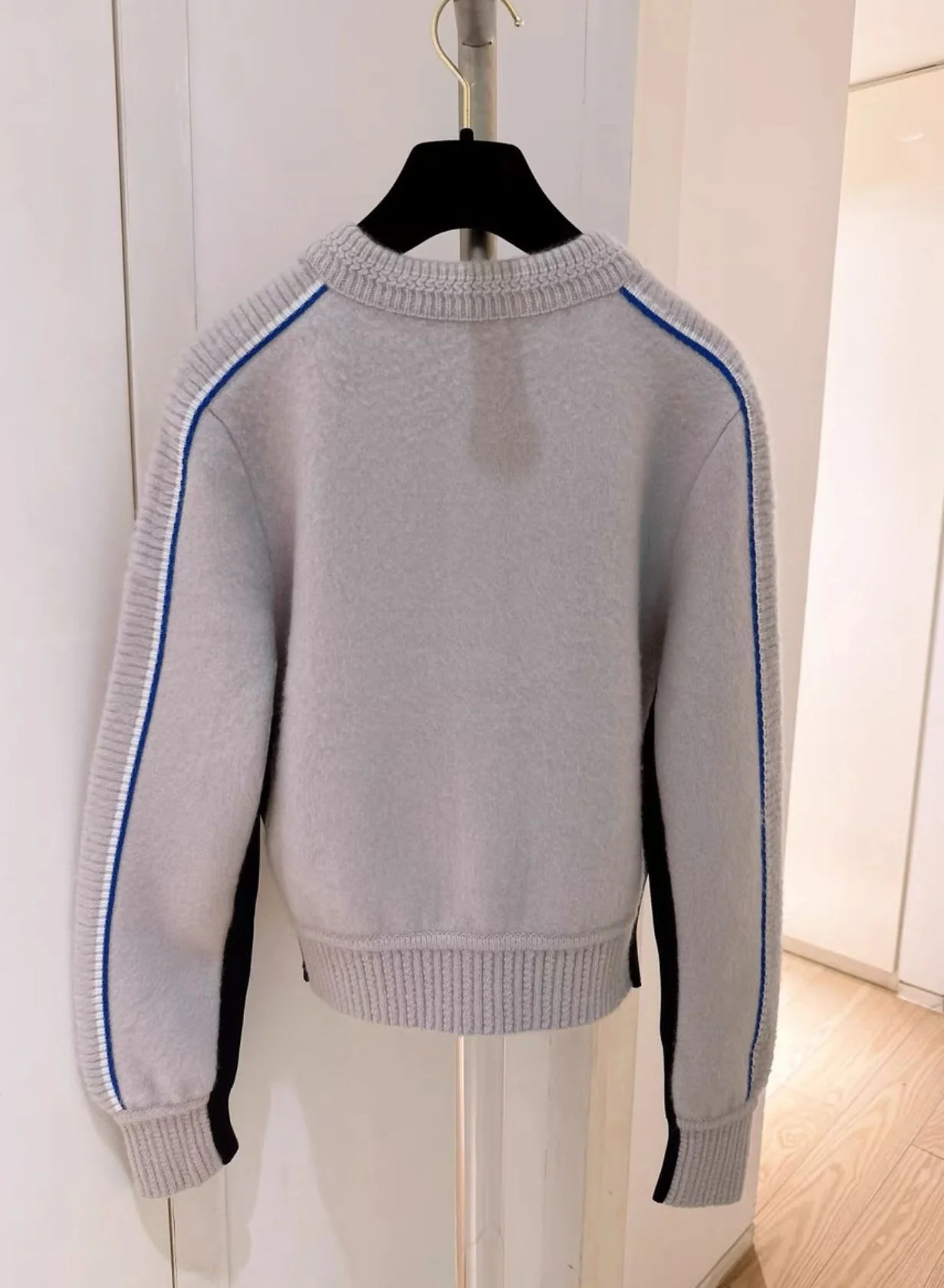 Chanel 21 coco neige gray blue ski sweater - Image 5