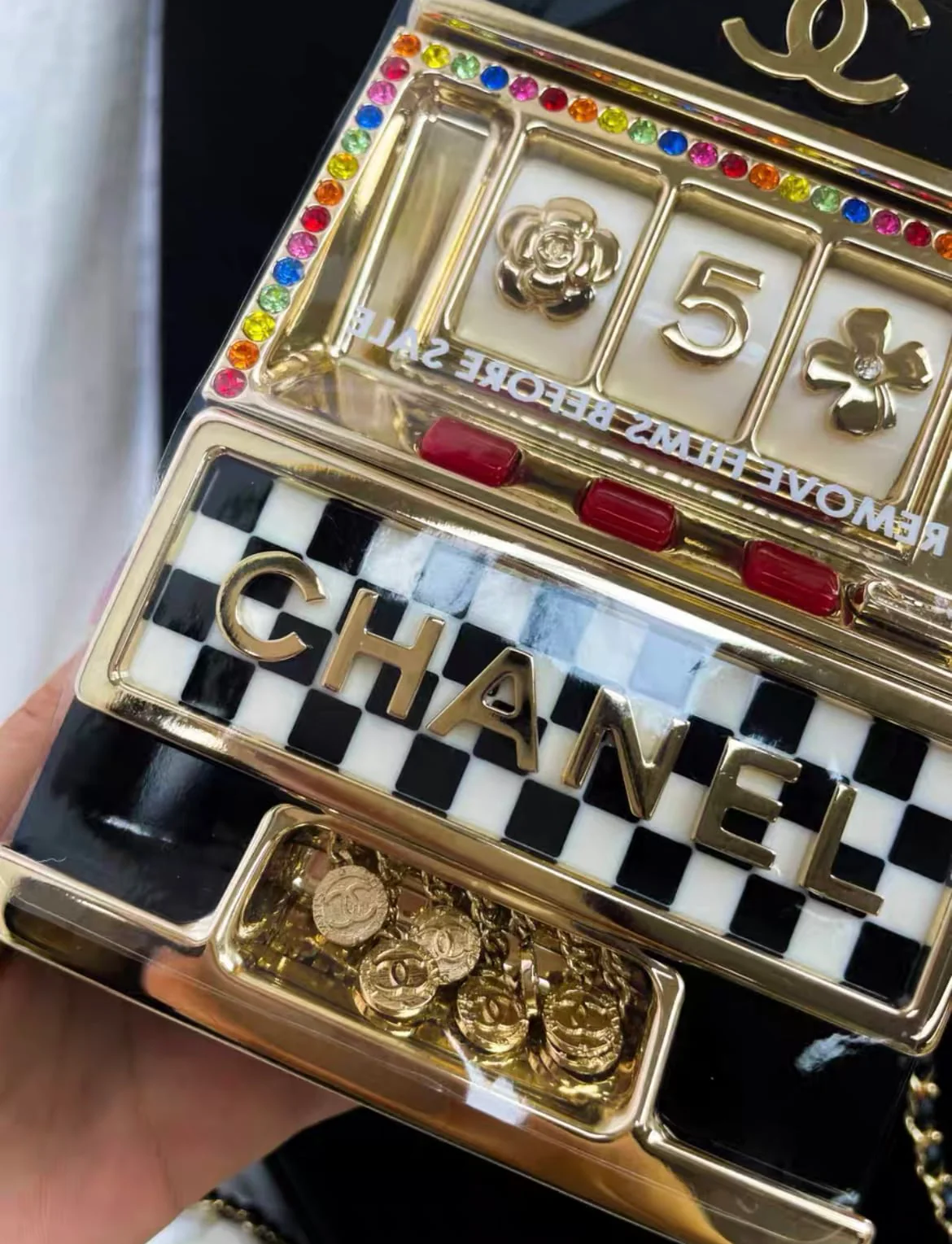 Chanel 23C Monaco Slot Machine Casino Minaudière Evening Clutch Bag - Image 5