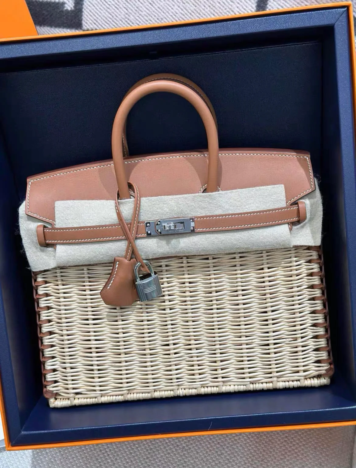 HERMÈS Limited Edition Birkin Picnic 25 handbag - Image 4
