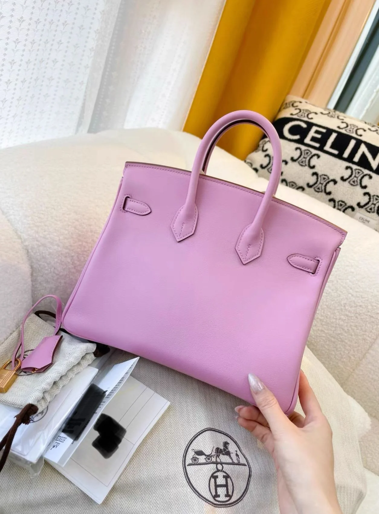 Hermes Birkin 25 Rose Gold - Image 5