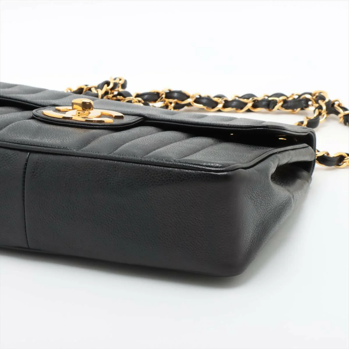 Chanel Vintage Mademoiselle Classic Flap Shoulder Bag - Image 3