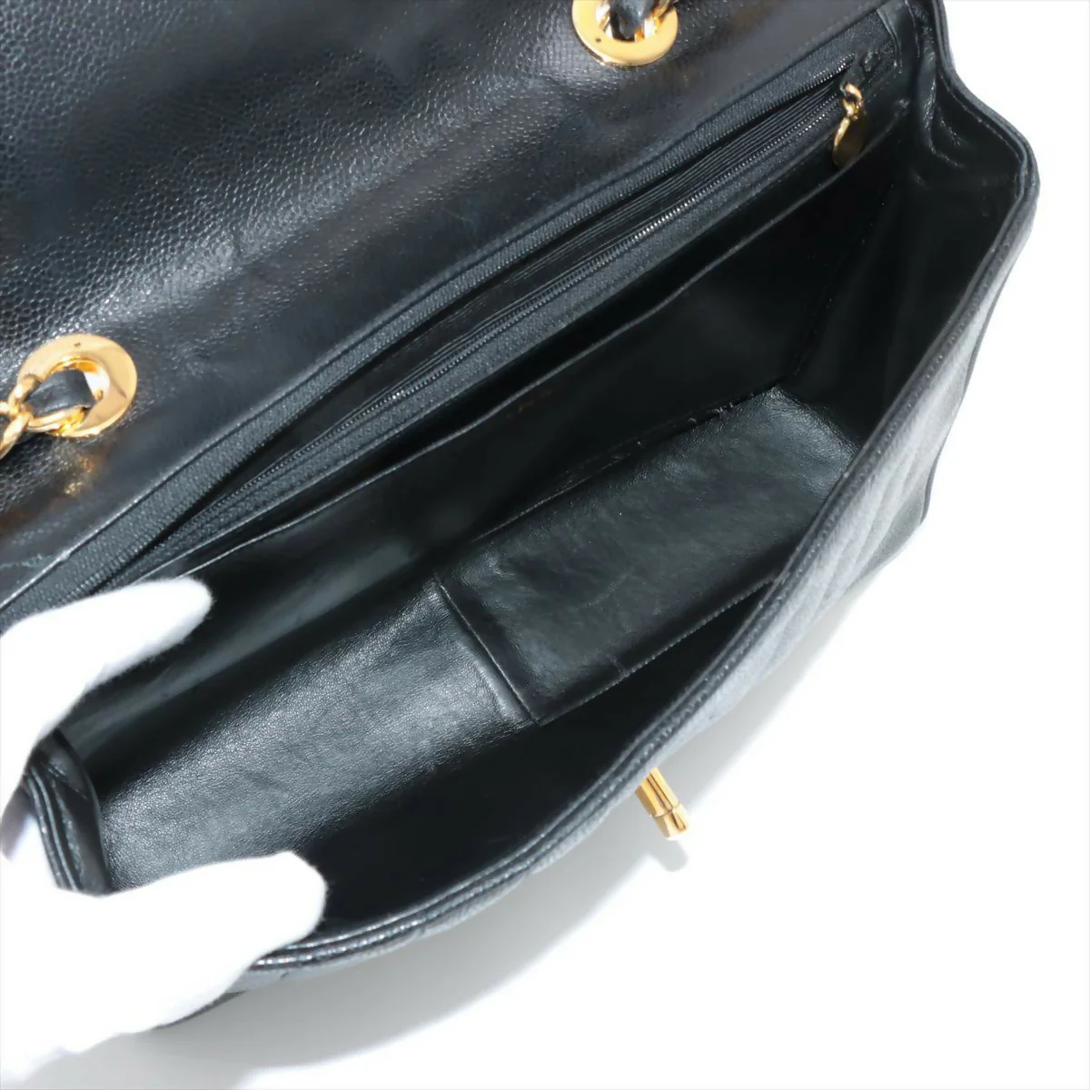 Chanel Vintage Mademoiselle Classic Flap Shoulder Bag - Image 4