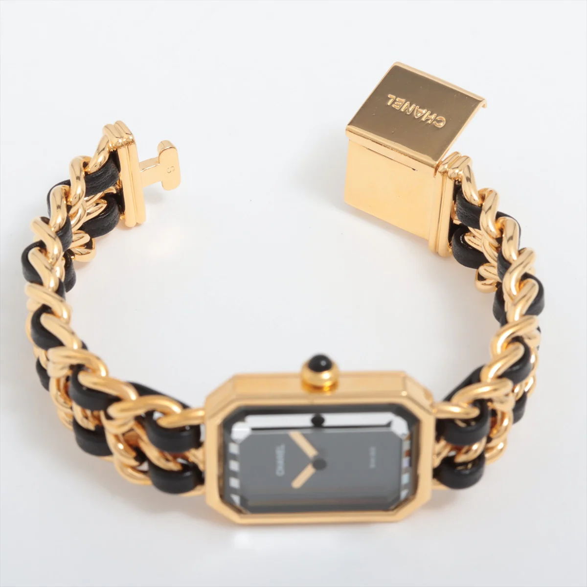 Chanel Vintage Premiere 24K Gold Plated Sapphire Crystal Quartz Watch - Image 6