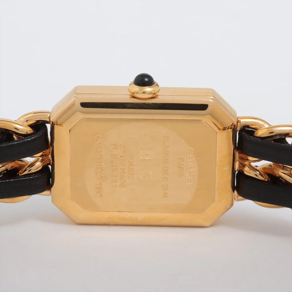 Chanel Vintage Premiere 24K Gold Plated Sapphire Crystal Quartz Watch - Image 7