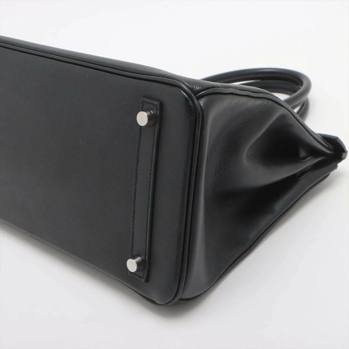 Hermès Birkin 25 Black Epsom Leather with Palladium Hardware - Image 3
