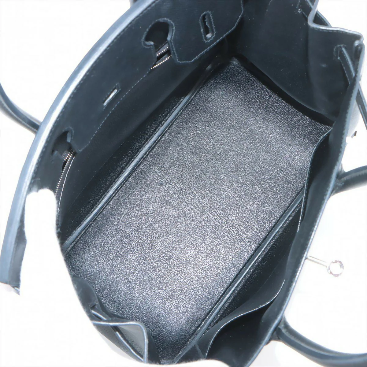 Hermès Birkin 25 Black Epsom Leather with Palladium Hardware - Image 4